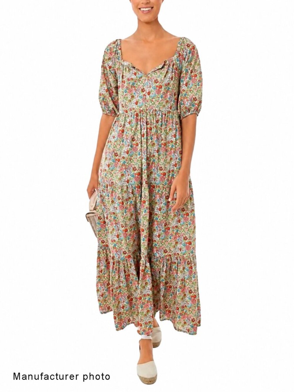 Roller Rabbit Liberty Fabric Agnese Floral Maxi Dress - Picture 11 of 11